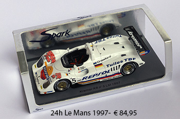 Model Kremer Porsche K8 Spyder -  24h Le Mans 1997
